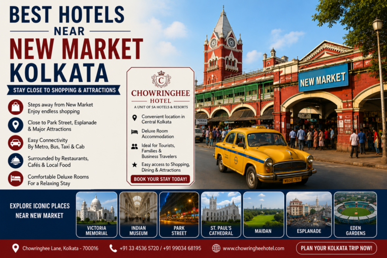 Best Hotels Near New Market Kolkata: Stay Close to Shopping & Attractions